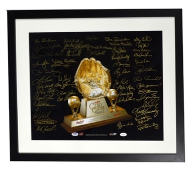 Gold Glove 16x20 Photo Signed By 50 Gold Glove Award Winners